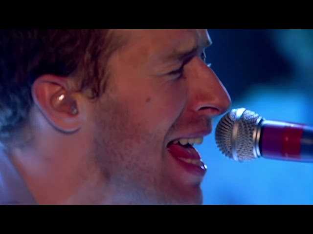 Coldplay performing Glass of Water live at 4Music in 2008 [HD Video]