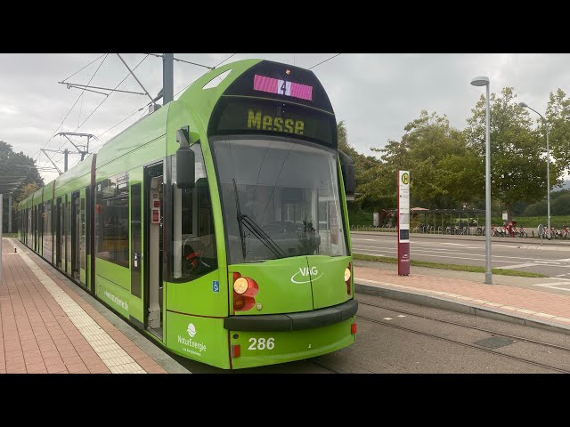 Mit der Straßenbahn Linie 4￼,Freiburg ❤️