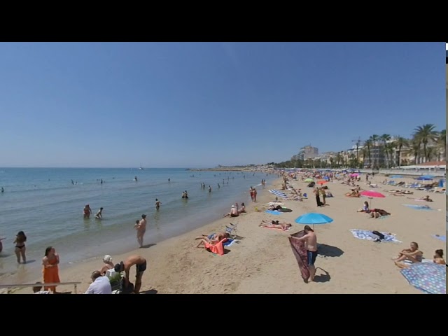 Beach of Siges #vr180 stereoscopic 3d