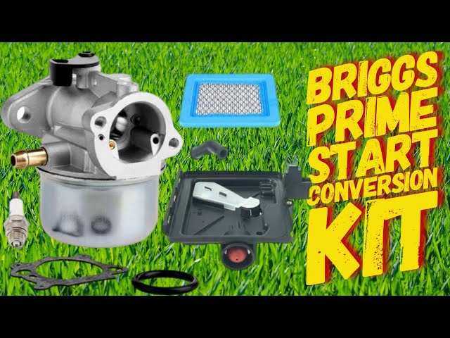 BRIGGS AND STRATTON AUTO-CHOKE TO PRIMER START CONVERSION.