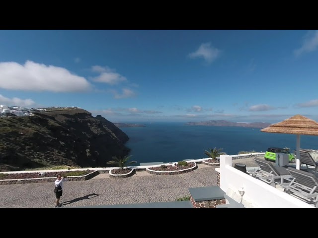 Relaxing Travel & Escape Greece Santorini Thera Volcano Caldera Aegean Sea TheTrek 040STAB   VR180