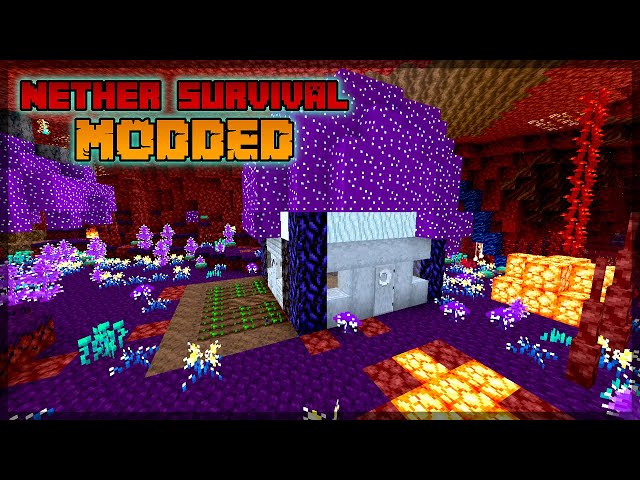 I didn't leave The Nether like this... | Minecraft Nether Survival Modded - E01