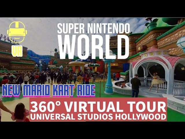 Take a Virtual Tour of Super Nintendo World & Experience the NEW Mario Kart Ride - Coming 2023!