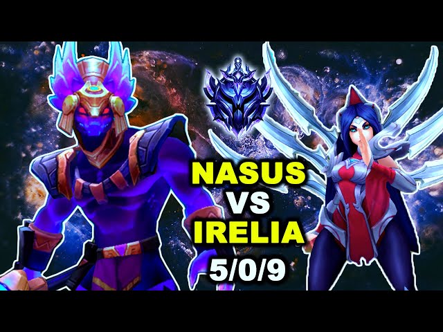 GANHANDO O JOGO SÓ NO CONTROLE DE WAVE, NASUS VS IRELIA | League of Legends | Nasus