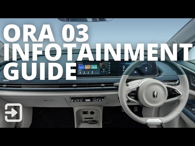 GWM Ora 03 Infotainment Guide 2023 (Funky Cat)