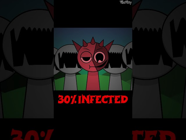 Evolution of RADDY Infection | 0% - 100% percent  #sprunki  #incredibox