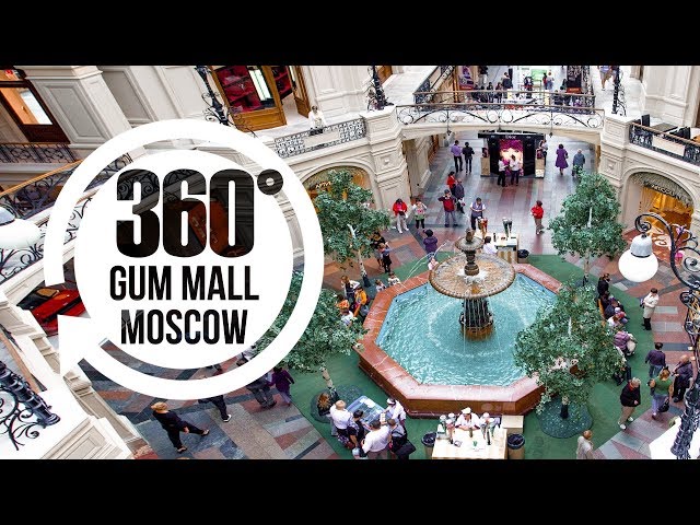 GUM Mall Moscow Russia in 360° | Best Places in Moscow