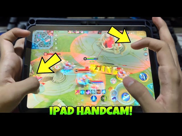 GLOBAL LANCELOT FAST HANDCAM GAMEPLAY ON iPAD!! (4 FINGERS INTENSE GAMEPLAY!🔥) - MLBB