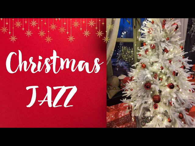 Smooth Jazz Christmas Music Fireplace  🔥 Christmas Jazz