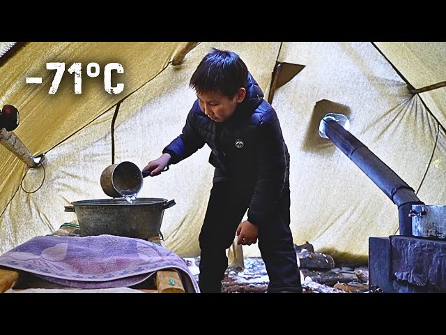 How Nomads Survive and Shower in the Wilderness at −71°C (−95°F)? Yakutia