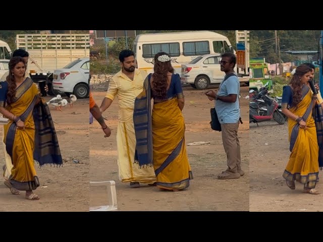 🤩Kayal (கயல்) Sun TV Serial Shooting🎥Chaitra Reddy💃Sanjeev🕺Behind the Scene🎬