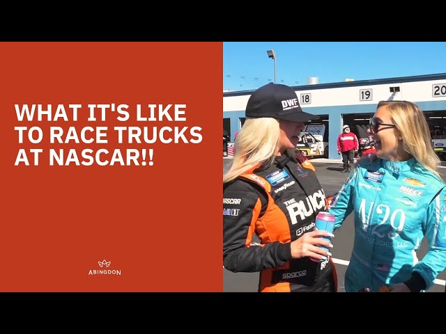 BEHIND THE SCENES AT NASCAR WITH TRUCK DRIVER, NATALIE DECKER!!