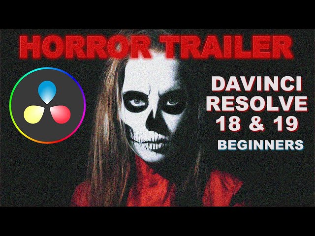 How to Create a Horror Video Trailer in Davinci Resolve.  #davinciresolve #videoeditingtutorial