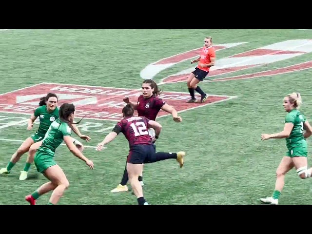 Ireland vs USA Women's Rugby 7's 2022