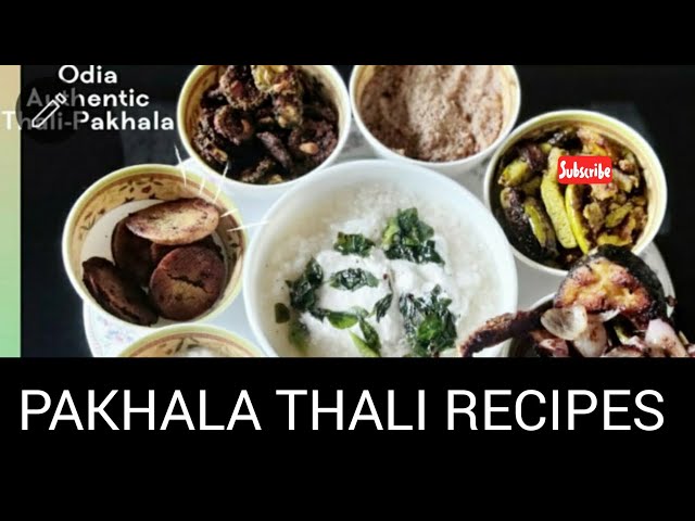 PAKHALA thali recipes/Authentic Odia thali/PAKHALA recipes/PAKHALA bhata odisha/ PAKHALA divasa...