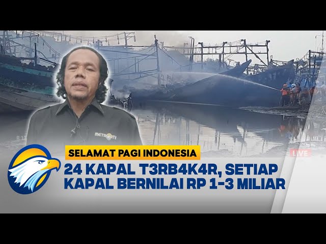 UPDATE - Situasi Terkini Puluhan Kapal Terb4k4r di Pelabuhan Tegal [Selamat Pagi Indonesia]