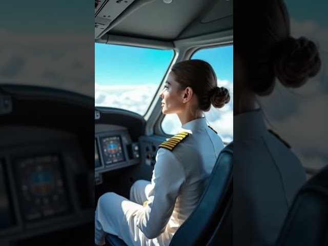 Pilot's View: Above the Clouds ✈️ #womeninaviation #femalepilot #shorts #pilot #aviationlovers