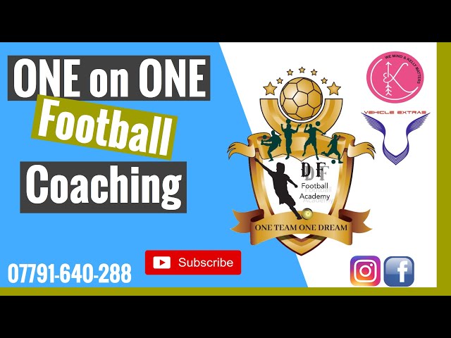 One on one football coaching tekkers (soccer) df football academy