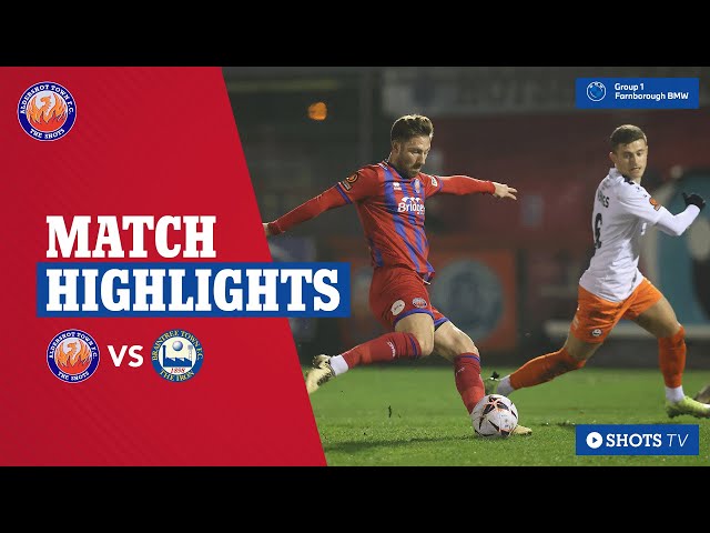 MATCH HIGHLIGHTS: Braintree Town (H)