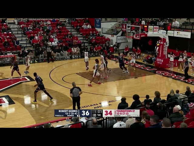 RMU MBB Victory at Youngstown State, 1-22-25