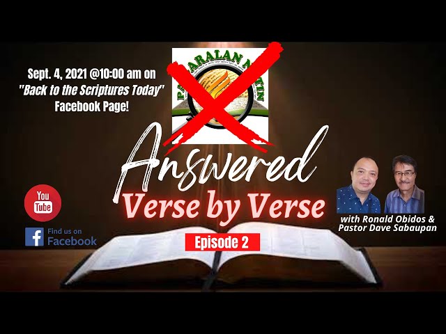 Episode 26: "PAG-ARALAN NATIN": ANSWERED VERSE BY VERSE ON MATTHEW 5:17-19! #pagaralannatin