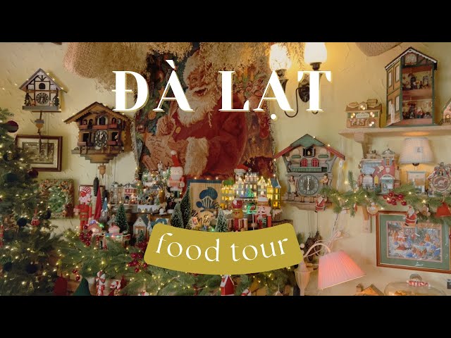 🇻🇳 Đà Lạt food tour | Mùa Noel thứ 3 ở Đà Lạt 🎄