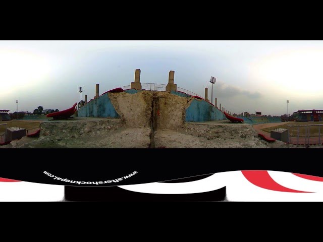 Aftershock Nepal 360: A landmark left to wither away