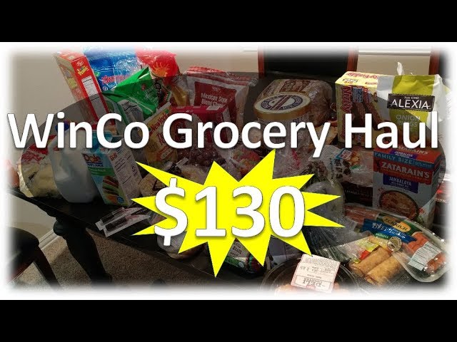 WinCo Grocery Haul for $130 (360 Video)