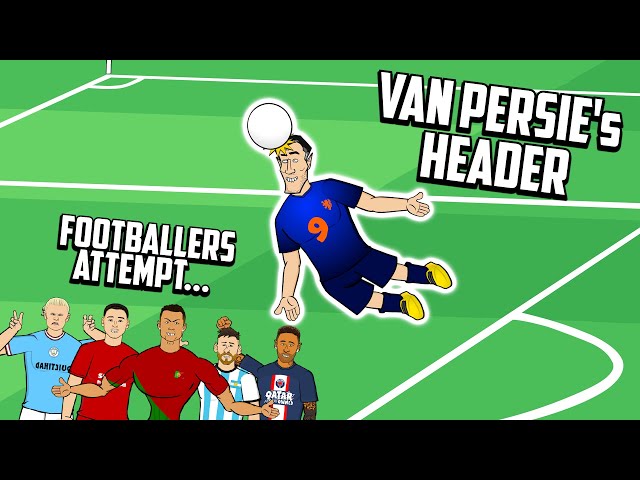 ROBIN VAN PERSIE'S EPIC HEADER! 💥 Footballers Attempt (Frontmen 5.2 Starring Ronaldo Messi Mbappe)