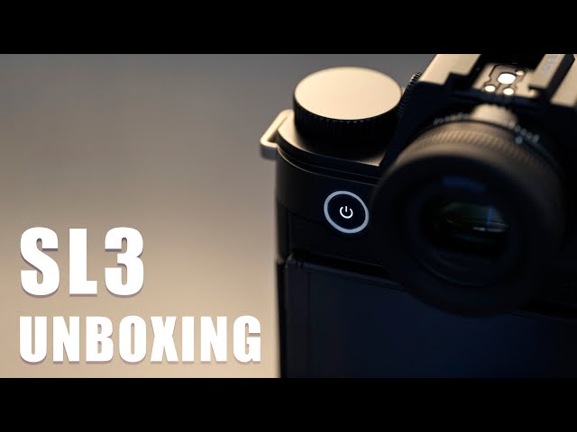 Leica SL3 Unboxing.