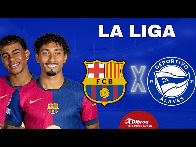 BARCELONA X ALAVÉS AO VIVO LA LIGA DIRETO DO ESTÁDIO | RODADA 22 - NARRAÇÃO