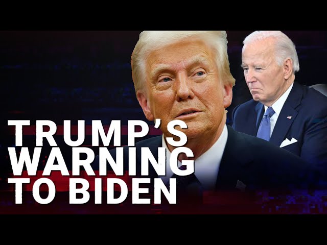 Trump issues ominous warning to Joe Biden during first sit-down interview