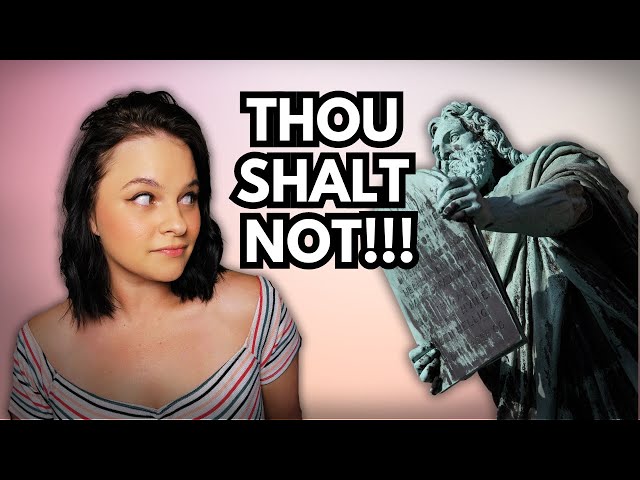 Deconstructing the Ten Commandments | A  Perfect Moral Law?