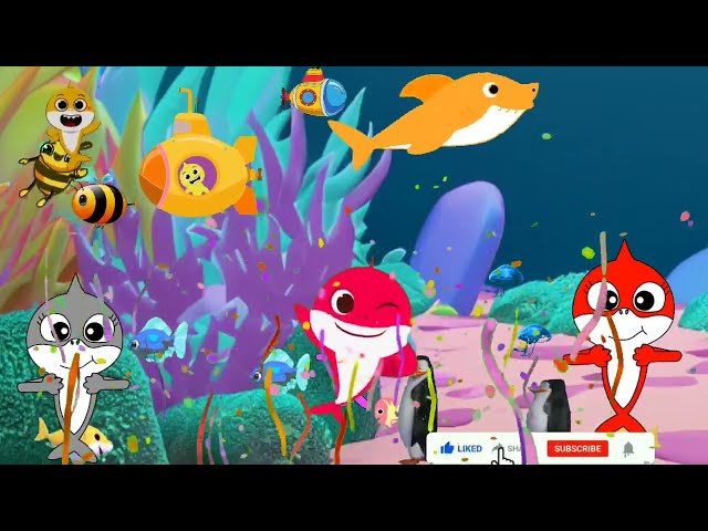 Baby Shark Family Dancing | Baby Shark Doo Doo #NurseryRhymes#phonicsSong