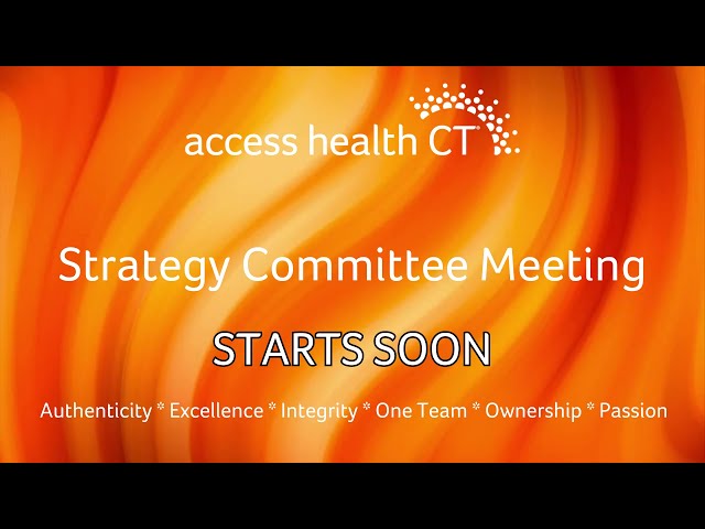 Access Health CT Strategy Committee Meeting