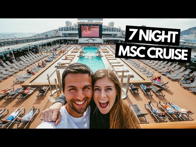 7 Night Cruise to Spain, Italy & France! | MSC Grandiosa Full Ship Tour (his first cruise ever!)