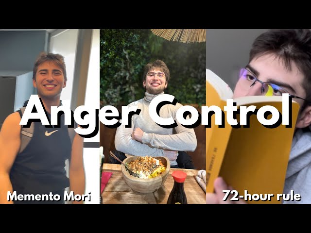 How to CONTROL Your ANGER, The Right Way