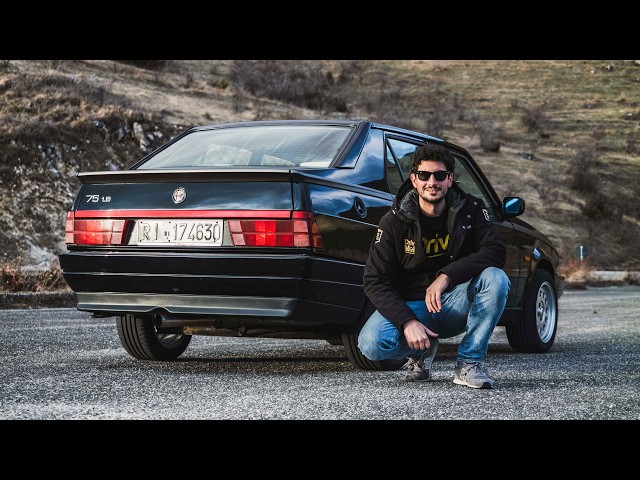 Saved from the press! Alfa Romeo 75 1.6 IE - Davide Cironi (SUBS)