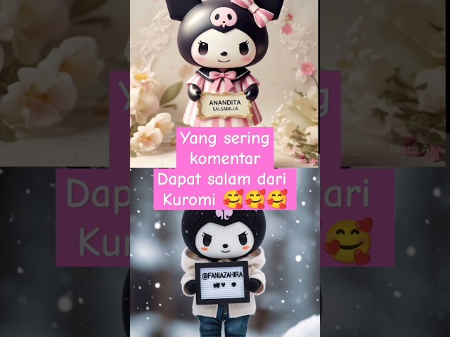 ADA YANG MAU GAK NIH NAMANYA DI PEGANG SAMA KUROMI #masukberanda #kuromi #lucu