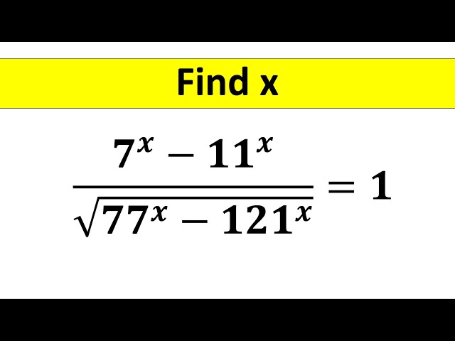 Solving A Nice Algebra Math Equation || Find the Value of x @TheMathScholar23