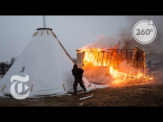 A Standing Rock Camp Is Burned | The Daily 360 | The New York Times