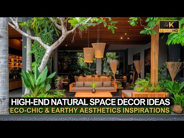 High-End Natural Decor: Elevating Spaces with Eco-Chic & Earthy Aesthetics