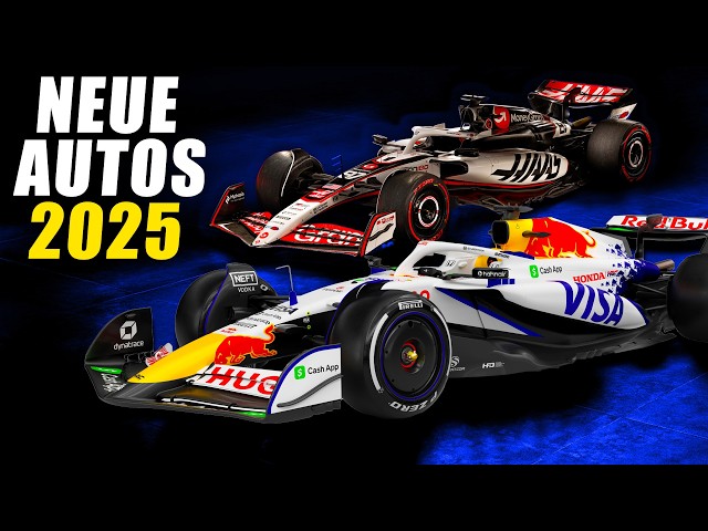 Formel-1-Autos 2025: Racing Bulls mit Red Bull Kopie? Haas verzichtet auf neue Ferrari-Teile!