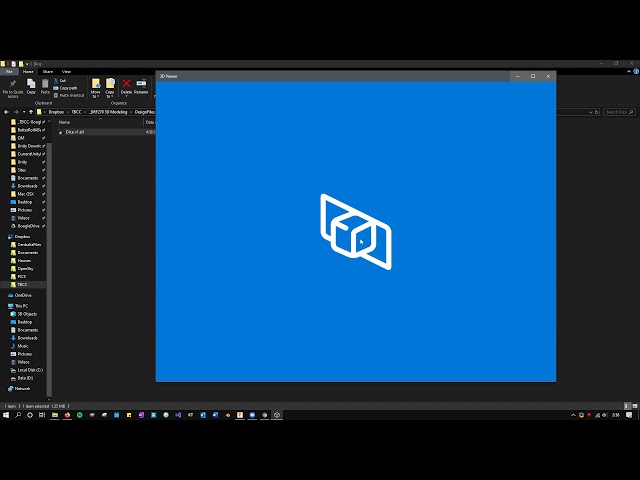 3d Viewer in Windows 10 to view STL files