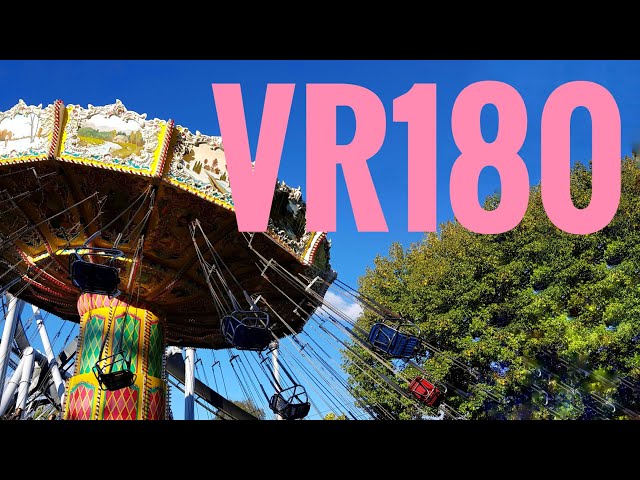 Glide Through the Air on the Wave Swinger (Swing Ride) in VR180 Lucidcam