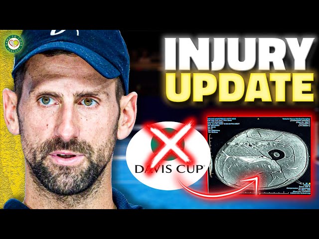 Djokovic INJURY UPDATE ahead of Davis Cup 🤕 | GTL Tennis News