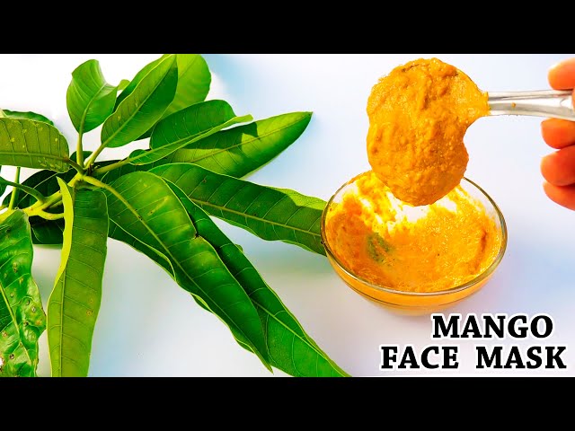 HOW TO MAKE MANGO FACE MASK | MANGO FACE PACK FOR GLOWING SKIN | MANGO FACE MASK FOR SKIN WHITENING