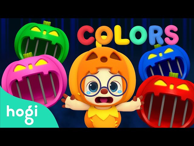 Learn Colors with Colorful Five Pumpkin Prisons｜Halloween Colors 🎃｜Hogi Halloween