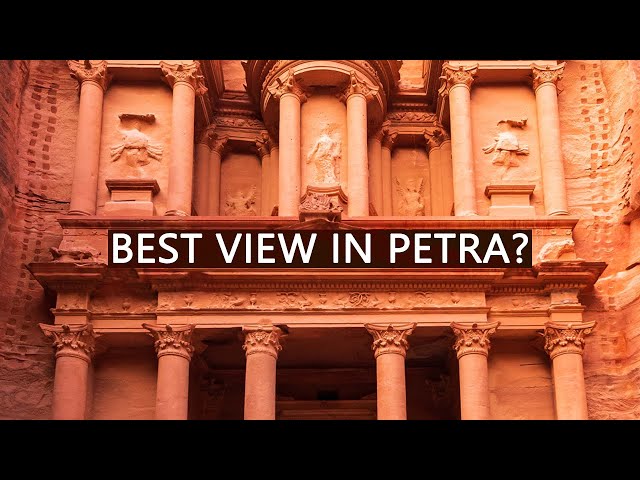 I found the BEST view in Petra WITHOUT a GUIDE! #shorts