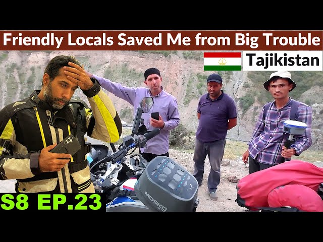 Worst Day of My Tour in the Remote Pamir Mountains 🇹🇯  S8 EP.23 | Pakistan to Japan Motorcycle Tour